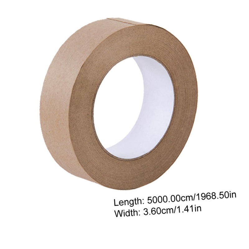 Kraft Paper Tape 2 Rolls Water Activated Self Adhesive For Packing Boxes - Image 4